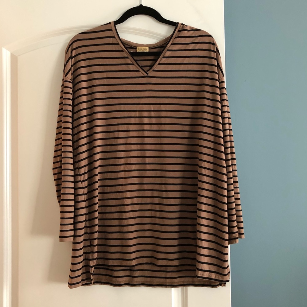 Striped Piko top.
